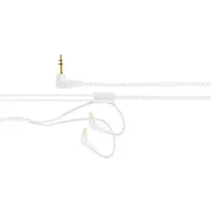 CTM Standard Clear Cable, HiFi Audio 2 Pin Connector Standard 50' Inch Clear Cable, HiFi Audio 2 Pin Connector by Clear Tune Monitors Accessories Plug