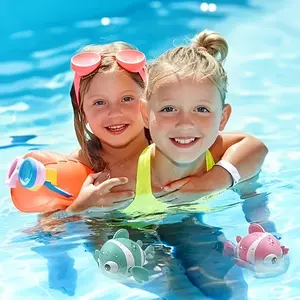 3Pcs Cute Clown Fish Water Toys for Babies, Perfect Festival Gift & Souvenir, Great for Indoor & Outdoor Play, Ideal Summer Bath Toys for Kids