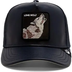[Lone Wolf] - Goorin Bros "Shleather Wolf" Adjustable Trucker Hat