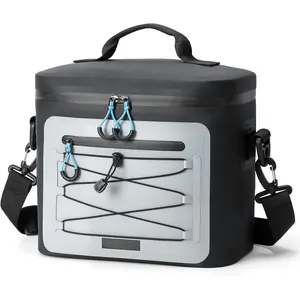 Cooler Bag, 7/16/30 Can Soft Sided Small Portable Insulated Cooling Pack, Everyday Lunch Cooler, Leakproof Ice Chest for Beach, Camping, Travel, Picnic