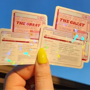 I Survived the DDOS Attack/Shutdown of Ao3 2023 Holographic Sticker Fanfic