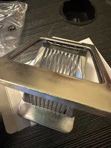 Aluminum Hinged Two-Way Egg Slicer with Stainless Steel Wires