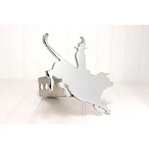 Chrome Bull Riding Hitch Cover – Fits 2” Hitch Receiver