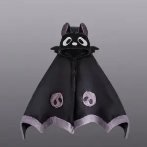 Batman Theme Comfortable Hooded Cape, Cute Cartoon Animal Design Blanket, Soft Wearable Winged Blanket, Perfect for Parties and Gifts