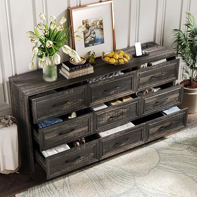 Dark Brown (9 Drawers)