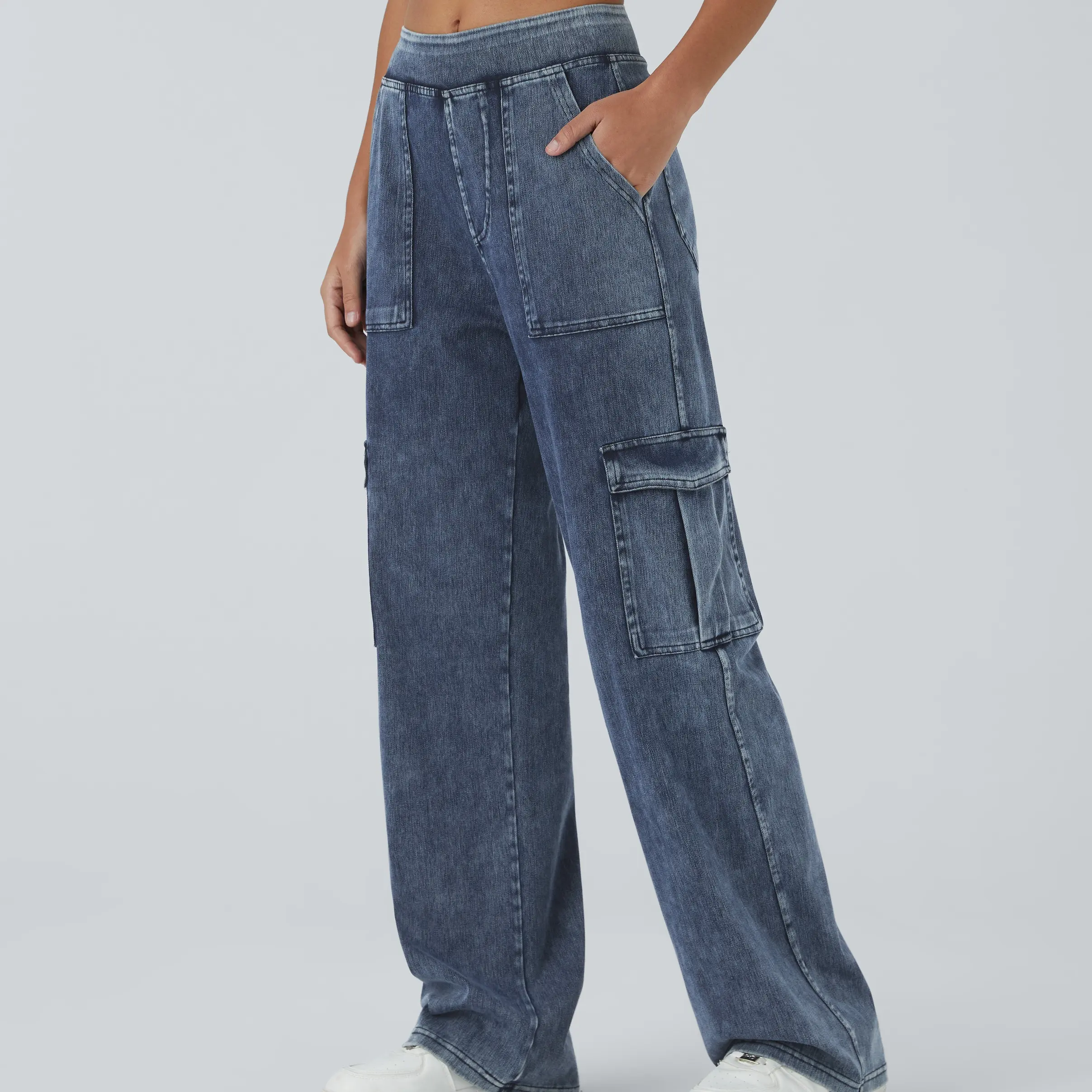 Washed Denim Bleached Blue