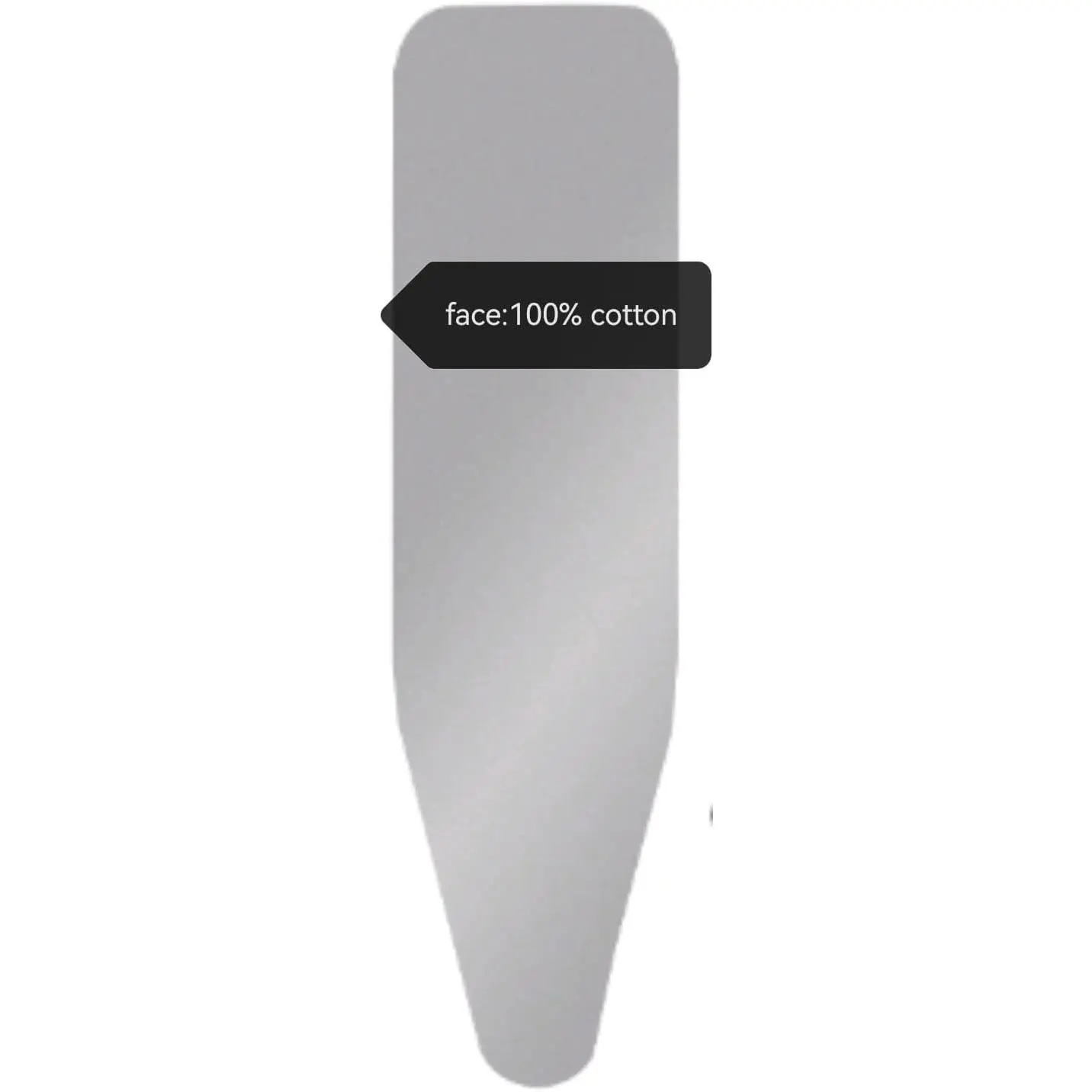 Moderate Use Ironing Board Cover With Pad Silver Silicone Coating