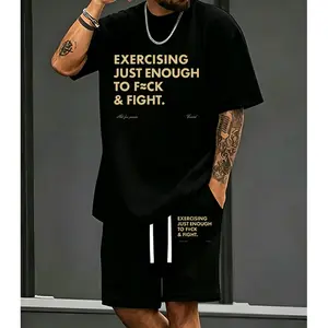 Funny EXERCISING JUST ENOUGH TO FIGHT Tee, Retro Vintage Y2K Streetwear