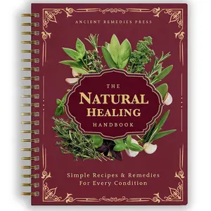 The Natural Healing Journal | Natural Recipes & Remedies for Mind, Body & Balance | Wellness Journal & Thoughtful Gift for Mom, Friend & Loved Ones