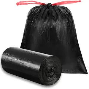 33 Gallon Drawstring Tall Kitchen Trash Bags,Clean Fresh Scent and Heavy Duty Garbage Bags(30 Count,80x100cm)