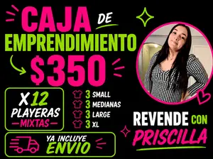 12 PZS MIXTAS X$350 (3S,3M,3L,3XL)