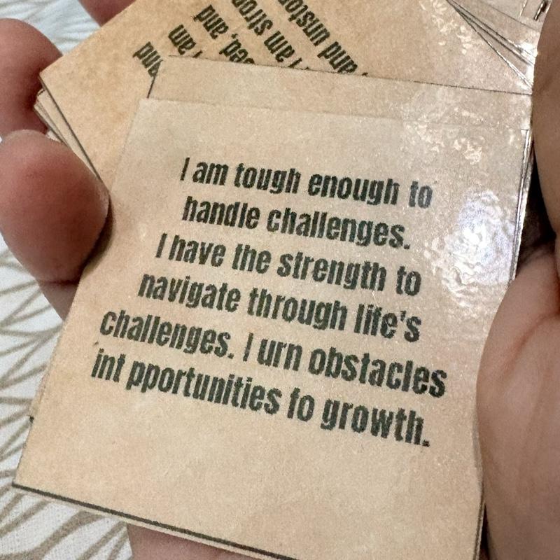 48 Positive Affirmation Cards 2x2 inch Laminated Durable Bold Font Manifest Rewire Subconscious for Abundant Mindset Comes in Moon n Star Pouch 48 Positive Affirmation Cards 2x2 inch Laminated Durable Bold Font Manifest Rewire Subconscious for Abundant Mindset Comes in Moon n Star Pouch