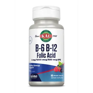 B-6 B-12 Folic Acid ActivMelt® Instant Dissolve Tablets