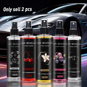 2 Pack Portable Premium Car Air Fresheners, Floral and Fruity Scent Spray, 245ML/8.29oz Each, Long-Lasting Aroma, Car Fragrance Spray, Perfect for Car, Home, Travel and Gifts
