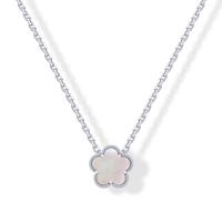 Mother of Pearl Clover - White Gold