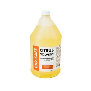 Bio-Safe Citrus Solvent Industrial Grade Adhesive Remover & Degreaser - Safe for Painted Surfaces Natural Orange Oil Formula Cleaner 1pint Cleaning Household Shop Cleaning
