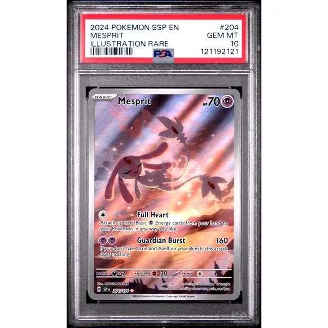 Mesprit #204 - [Graded PSA 10] SV08: Surging Sparks (SSP)