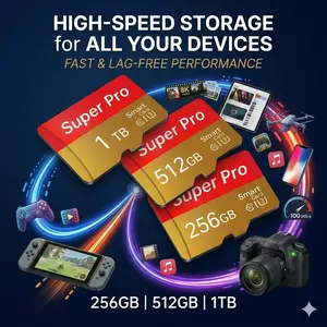 Fast Micro SD Card with Adapter, 256GB/512GB/1TB #Deals For You Days