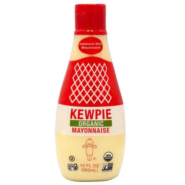 KEWPIE Organic Japanese Mayonnaise 355ml - Premium Egg Yolk Dressing for Sushi, Salad, Fruits & Vegetables