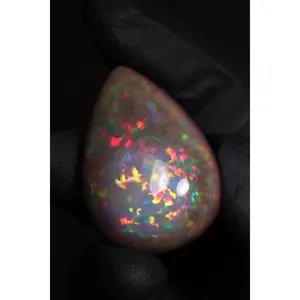 53.80ct Natural Ethiopian Teardrop Cabochon