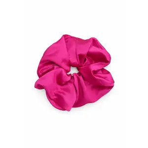 Magenta Satin Oversized Scrunchie