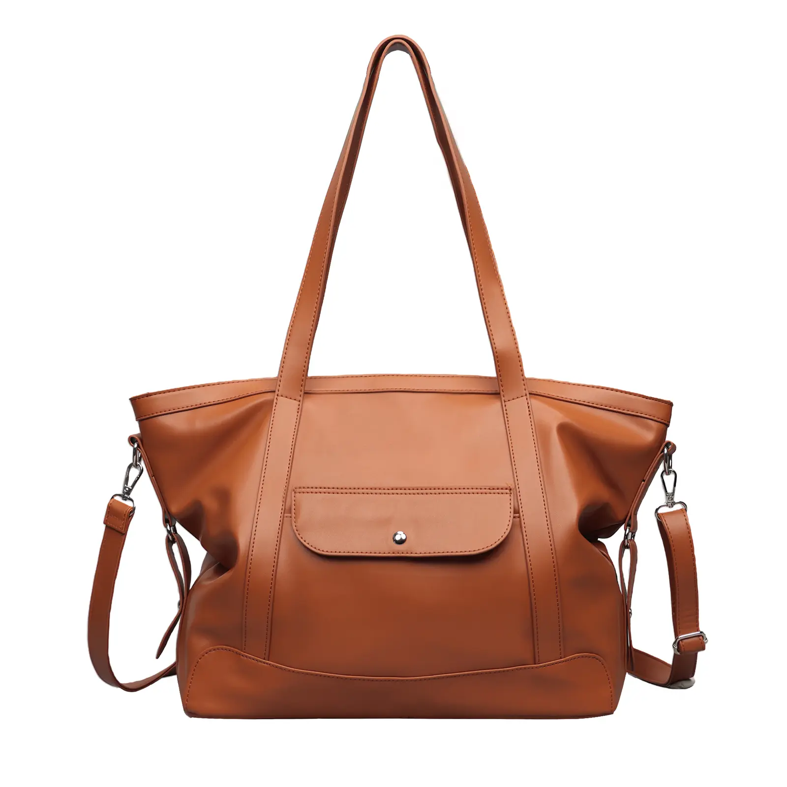 RIVERICH Vegan Leather Tote Bag for Women, Spacious Work Commuter Laptop Bag with Zipper Closure & 15-Inch Laptop Sleeve, Structured Tote Bag Perfect as a durable teacher bag, corporate work bag, or travel carry-on