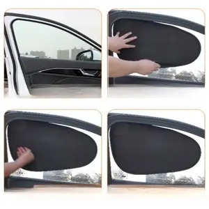 Cartoon Car Sunshade Window Static Cling Film, UV Protection Heat Insulation Privacy Curtain, Easy Install Car Accessories