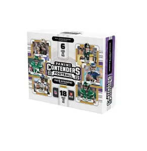 2022 Panini Contenders Football Hobby Box - 5 Autos Per Box