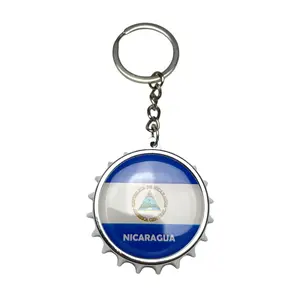 Nicaragua Keychain with Bottle Opener - Llavero de Nicaragua