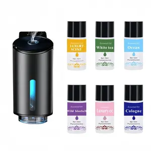 Smart Car Scents Aroma Diffuser for Air Outlet, Rechargeable Portable Car Diffuser, Air Freshener with Essential Oil, Car Aroma Diffuser, Car Interior Accessories, Car Aromatherapy Diffuser