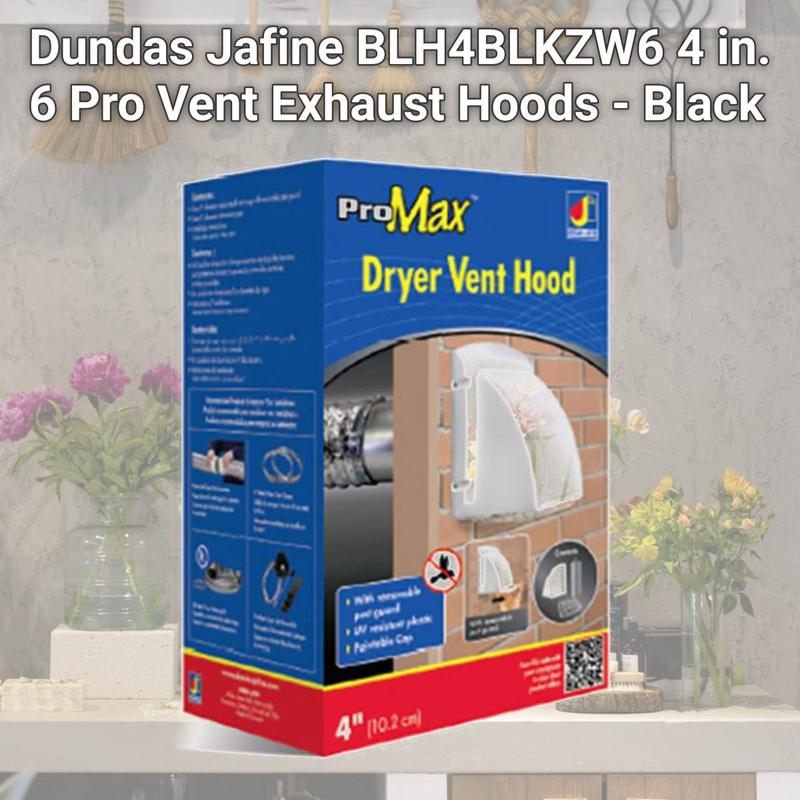 Dundas Jafine 4 in. 6 Pro Vent Exhaust Hoods - Black - TikTok Shop