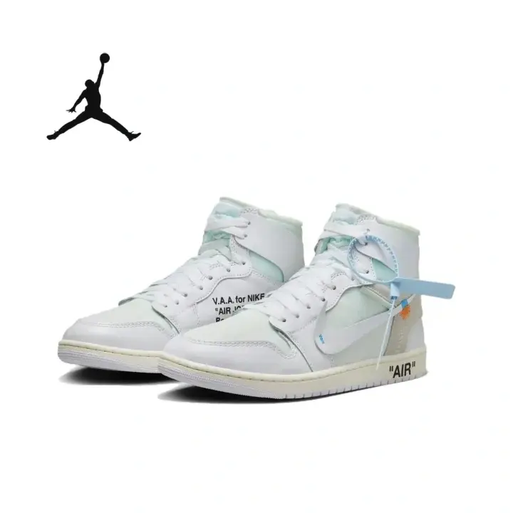 Unisex Jordan 1 Retro High Virgil Abloh Archive Alaska AA3834-100