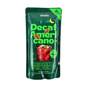 DELAFFE Caffeine-Free Americano Coffee Drink 340ml - Refreshing Ready-to-Drink Iced Coffee, Korean Style