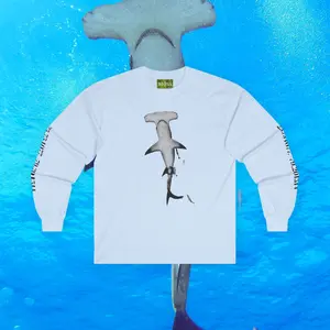 MOSS, Hammerhead Shark: Long Sleeve shirt - Ocean Lover Scuba Diving Shirt, Marine Enthusiast Gift, Adventure Apparel
