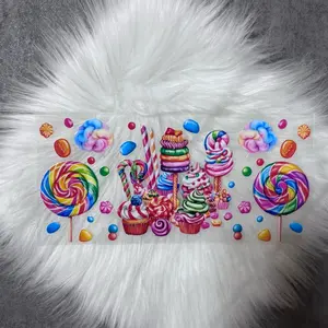 #777 UVDTF Wrap 16oz Cup Wrap Decorative Stickers Waterproof