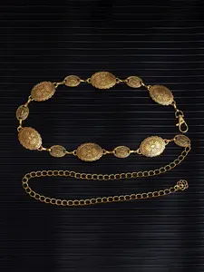 Coachella Vibes! Boho Hip Chain Belt for Women | Metal Waist Chain with Intricate Carved Patterns | Perfect Music Festival Outfit Accessory | Unique Easter Gift Idea for Her | Adjustable Fit