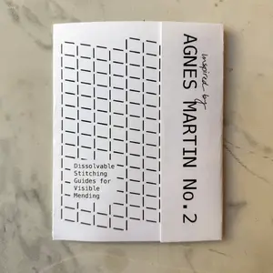 Agnes Martin No. 2: Visible Mending Transfers