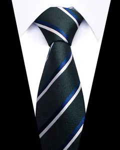 Men's Wedding Suit Necktie 8cm Business Striped Professional Necktie