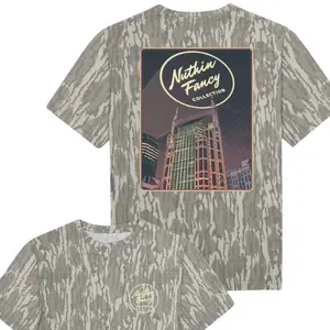 Mossy Oak Nuthin Fancy T Shirt - Nashman Tee – Mossy Oak Original Bottomland Shirt For Men Women, 3D T Shirt Camo Style, T Shirt 3D Hunting