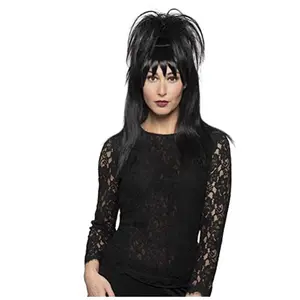 Lydia Wig - Black - 1980's - Beetlejuice - Lydi - Costume Accessory - Adult Teen