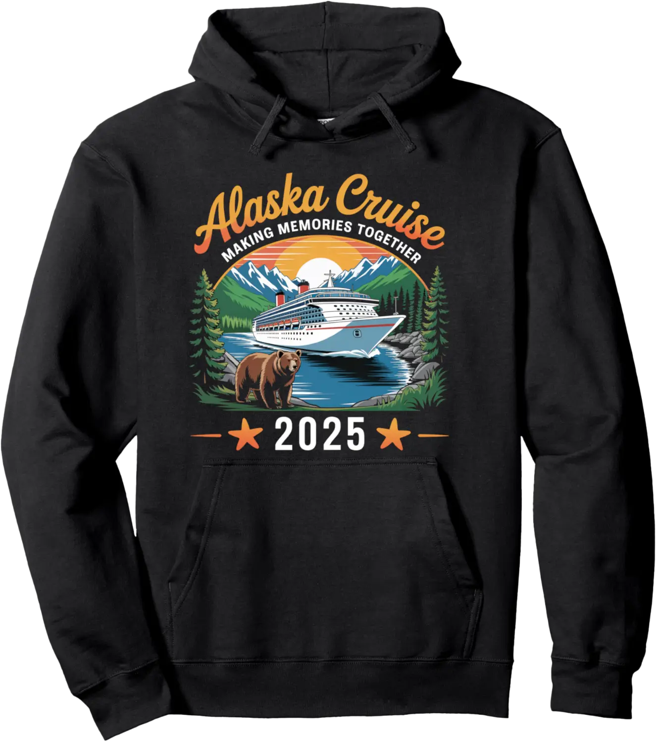 Alaska Cruise Making Memories 2025 Family Vacation Matching Pullover Hoodie - Feliciabr Shop 52B0FBC2JZ6Q