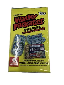 Topps Wacky Packages All-New Series 2 Sealed Pack – 6 Parody Stickers & Insert Chance