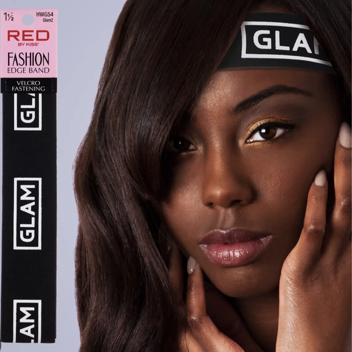 Red by Kiss Fashion Edge Band for Lace Frontals, Closures, Wigs & Baby Hairs - Breathable, Stretchy & Comfortable