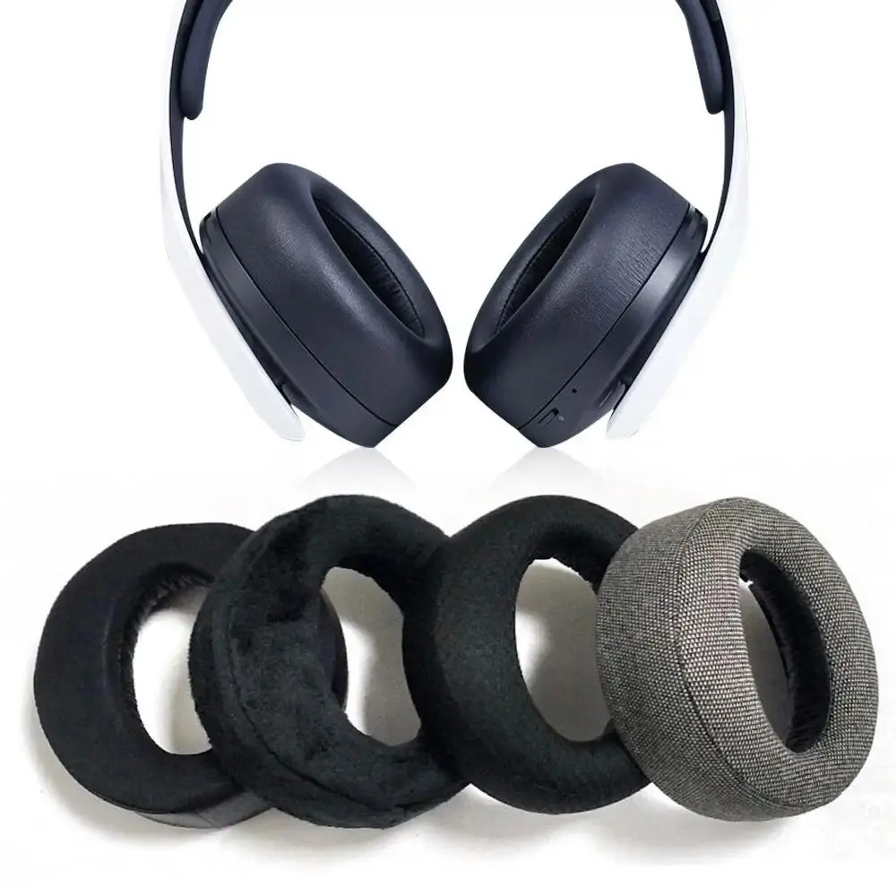 Replacement Ear Pads Cups Earpad Memory Foam Cushions For Sony Playstation 5 Pulse 3D PS5 Wireless Headphones Headset Sponge Durable