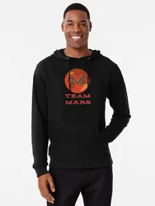 Team Mars! Fly me into space! Lightweight Hoodie M3B