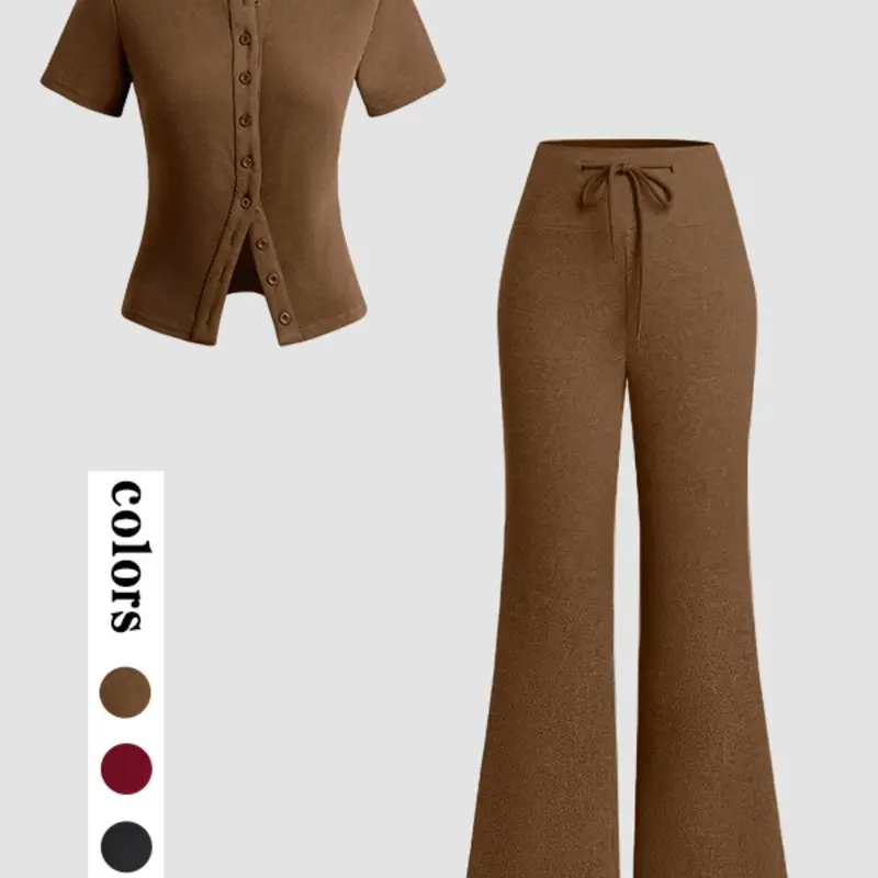 Women's Elegant Fitted Dress, Comfortable Office & Casual Outing Wear, All-Seasons Daily Commute Clothing, Simple Style Design, Minimalist, Aesthetic, Knit, Fabric, Chic, Clothing Sets