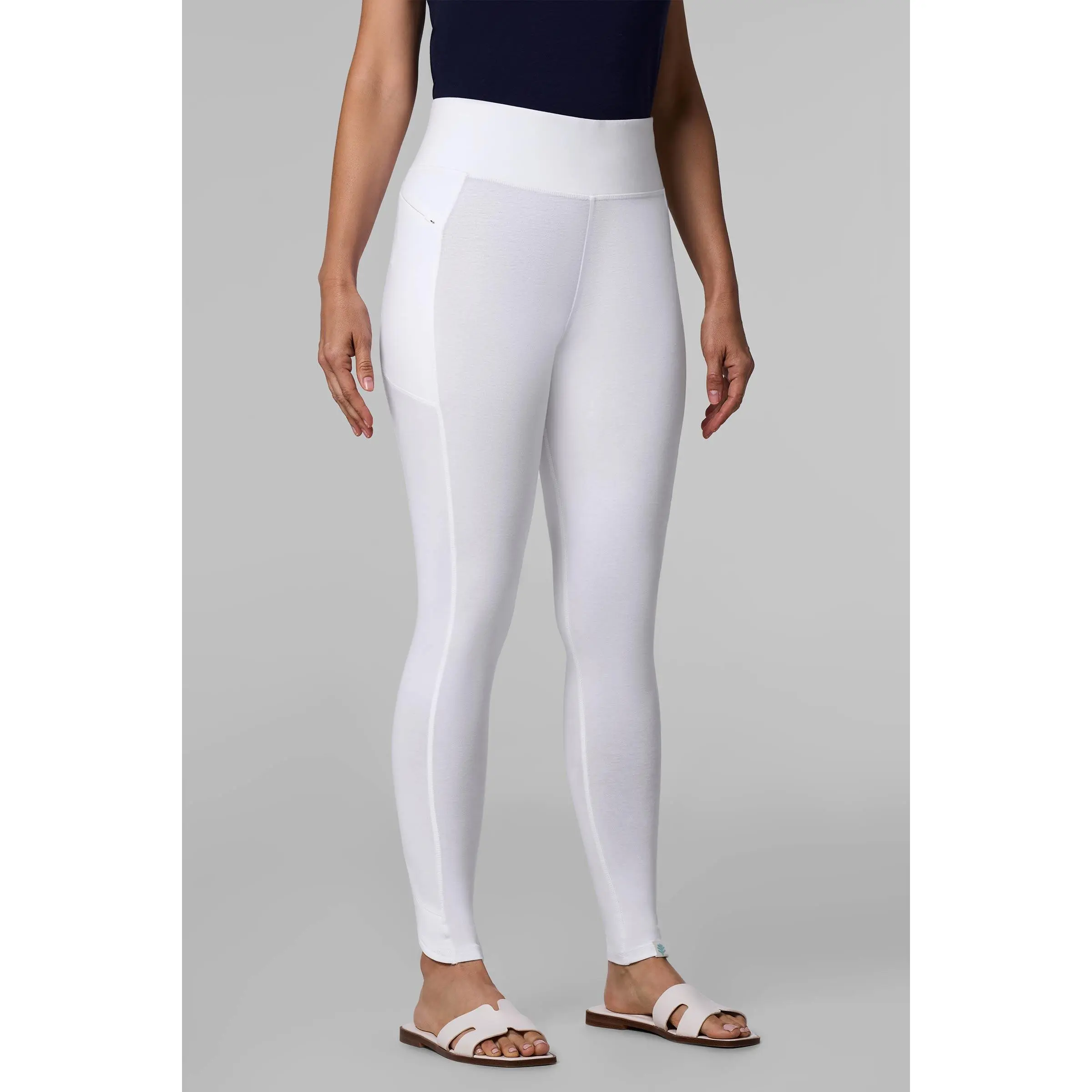 Women's LumaLeo Summer Leggings with Pocket | White