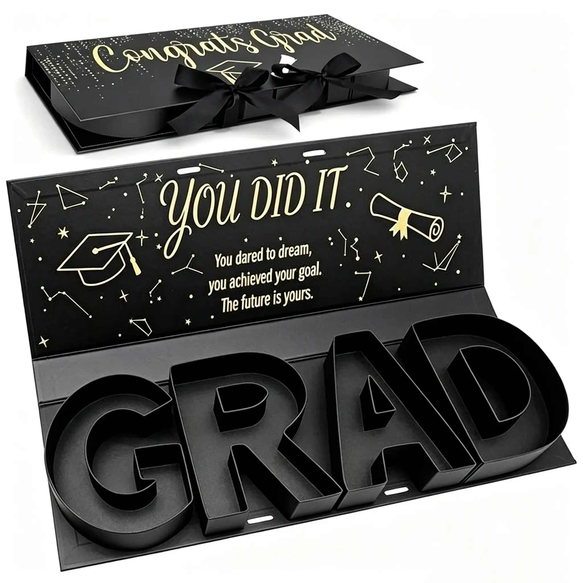 2026 Graduation Gift Box, Fillable Paper Box, DIY Creative Graduation Gift Box, Inspirational Creative Gift, Snack and Gift Packaging, Wrapping Box, Special Box for Graduates