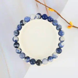 Sodalite Bracelet - 8mm Round