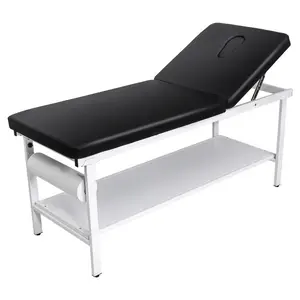 VEVOR Medical Exam Table, 500LBS Loading Medical Examination Bed with 0-40 Adjustable Backrest, Physical Therapy Exam Table with Storage Shelf Paper Roll Dispenser for Hospital Clinic Rehab Center